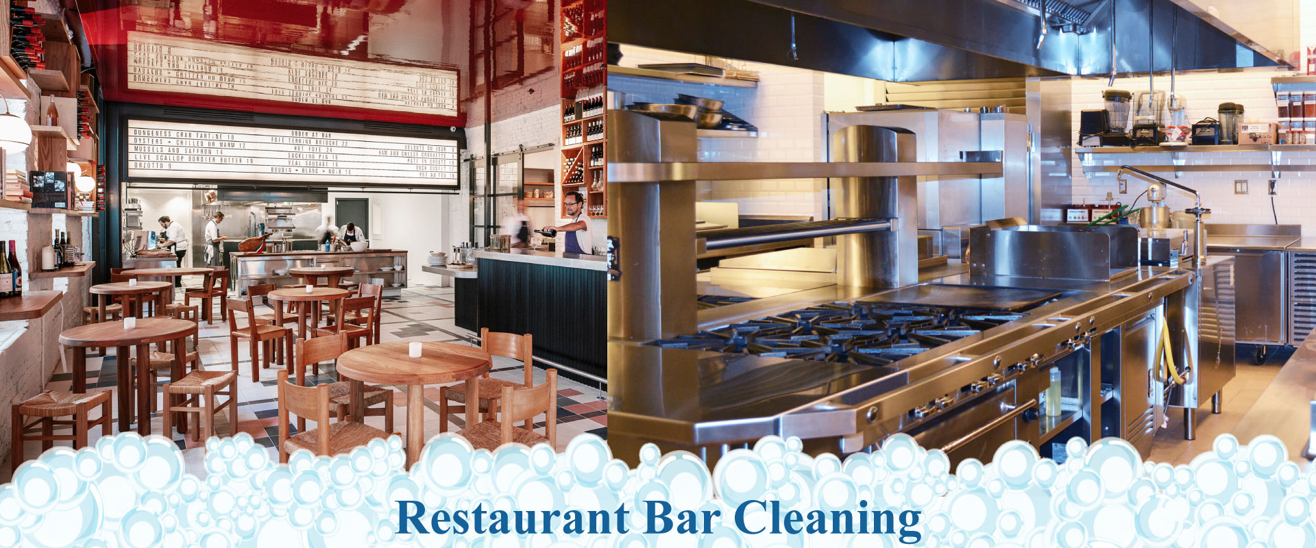 restaurant bar commercial cleaning