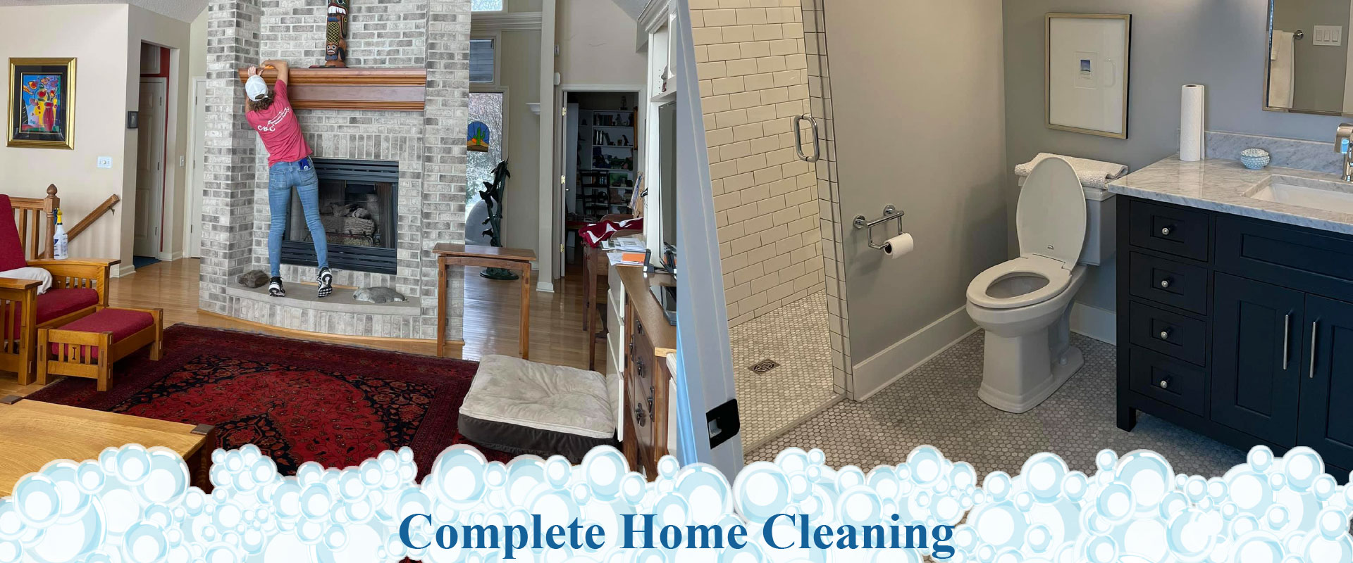 residential home whole house cleaning